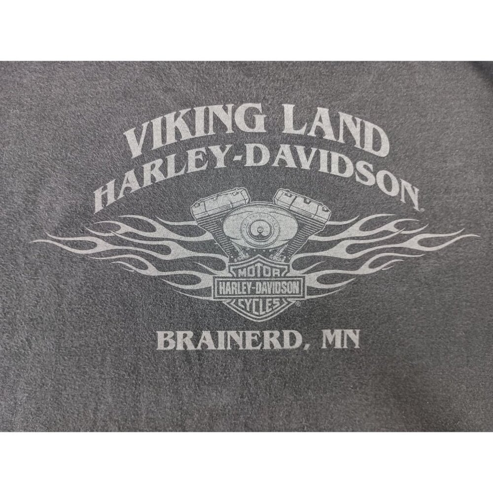 Harley Davidson Viking Land Brainerd,MN T-Shirt Men's Sz. L - Picture 6 of 9